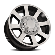 OE Wheels FR78 20x8 +40 8x170mm 125.1mm Satin Black Machined