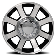OE Wheels FR78 20x8 +40 8x170mm 125.1mm Satin Black Machined