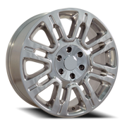 OE Wheels FR98 20x8.5 +44 6x135mm 87mm Polished