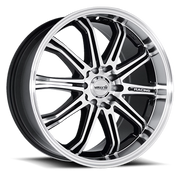 Maxxim Ferris 17x7 +40 5x100mm 73.1mm Black Machined Face