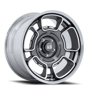 US Mags Flagstaff 20x11 -6 5x127mm 78.1mm Anthracite Machined Face-Chrome Lip