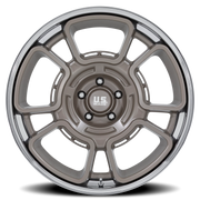 US Mags Flagstaff 22x9 +0 5x127mm 78.1mm Pewter Chrome Lip