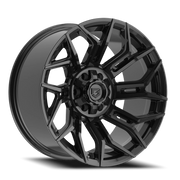 Gear Off Road Flair 20x9 +0 5x139.7mm 110.2mm Gloss Black