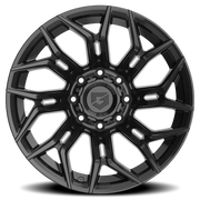Gear Off Road Flair 20x9 +0 8x170mm 125.2mm Gloss Black