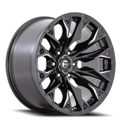 Fuel Flame 6 22x12 -44 6x135mm 87.1mm Gloss Black Milled