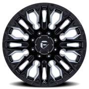Fuel Flame 8 20x9 +1 8x165.1mm 125.1mm Gloss Black Milled