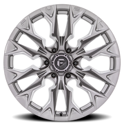 Fuel Flame 6 22x10 -18 6x139.7mm 106.1mm Platinum