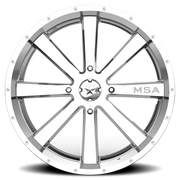 MSA Flash 24x7 +0 4x156mm 132mm Chrome