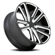 DUB Flex 24x10 +30 6x135mm 87.1mm Gloss Black Milled