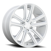 DUB Flex 24x10 +30 6x139.7mm 78.1mm Gloss Silver Brushed