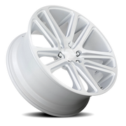 DUB Flex 26x10 +30 6x135mm 87.1mm Gloss Silver Brushed