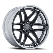 Fuel Flight 20x9 +1 6x139.7mm 106.1mm Gloss Gunmetal Chrome Lip