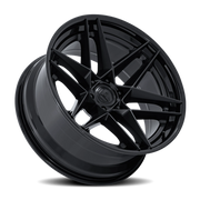 Fuel Flight 22x9.5 +20 6x135mm 87.1mm Matte Black Gloss Black Lip