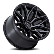 Fuel Flux 8 22x12 -44 8x165.1mm 125.1mm Gloss Black Brushed Gray Tint