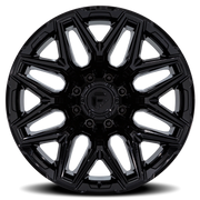 Fuel Flux 8 20x9 +1 8x165.1mm 125.1mm Gloss Black