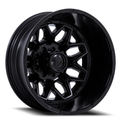 Fuel Flux Dually 22x8.25 -246 8x165.1mm 117mm Blackout