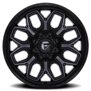 Fuel Flux Dually 20x8.25 +104 8x170mm 125.1mm Gloss Black Double Dark Tint