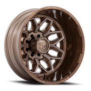 Fuel Flux Dually 22x8.25 -265 8x165.1mm 121.5mm Platinum Bronze