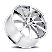 Platinum Flux 20x8.5 +40 5x114.3mm 72.62mm Chrome