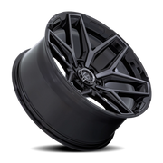 Fuel Flux 6 18x9 +1 6x139.7mm 106.1mm Gloss Black Brushed Gray Tint