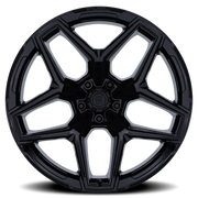 Fuel Flux 6 20x9 +20 6x135mm 87.1mm Gloss Black