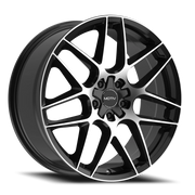 Motiv Foil 20x8.5 +40 5x108mm 73.1mm Black Machined Face