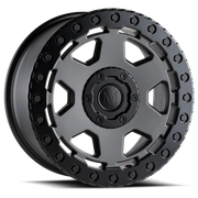 Mandrus Forscher 20x9 +10 5x112mm 66.6mm Matte Gunmetal Black Lip Edge