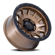 Fuel Fortress 17x9 -12 6x139.7mm 106.1mm Matte Bronze Gloss Black Lip
