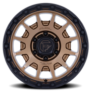 Fuel Fortress 17x9 -12 6x139.7mm 106.1mm Matte Bronze Gloss Black Lip