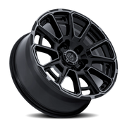 Fuel Foxhound 18x9 +1 6x139.7mm 106.1mm Gloss Black Dark Tinted Clear