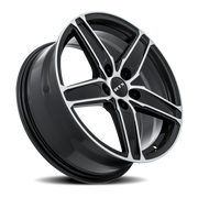 RTX Frost 17x7 +42 5x114.3mm 64.1mm Black Machined