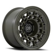 Black Rhino Fuji 17x9 -12 5x127mm 71.5mm Olive Drab Green
