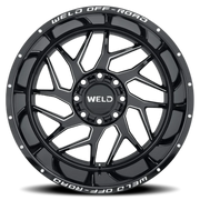 WELD Fulcrum 20x10 +13 8x165.1mm 125.1mm Gloss Black Milled