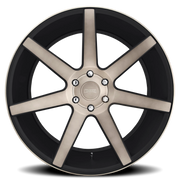 DUB Future 24x10 +30 6x135mm 87.1mm Matte Black Machined-DDT