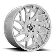 DUB G.O.A.T. 24x10 +25 6x139.7mm 106.1mm Chrome