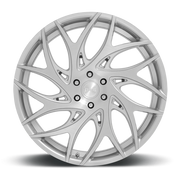 DUB G.O.A.T. 24x10 +25 5x139.7mm 78mm Brushed Silver