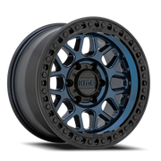 KMC GRS 17x9 +18 8x165.1mm 125.1mm Midnight Blue Gloss Black Lip