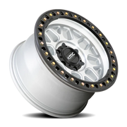KMC GRS 20x9 +0 8x180mm 124.2mm Machined Machined Satin Black Lip