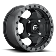 Fuel Gatling UTV 15x7 +55 4x137mm 110.1mm Matte Black Gunmetal Ring