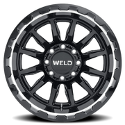 WELD Gauntlet 20x10 -18 5x139.7mm 110.2mm Gloss Black Milled