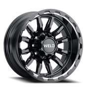 WELD Gauntlet 20x10 -18 6x135mm 106.1mm Gloss Black Milled