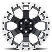Black Rhino Gauntlet 18x9 -18 5x127mm 71.6mm Gloss Black Mirror Machined Lip Edge