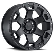 Black Rhino Gauntlet 18x9 +2 5x139.7mm 78.1mm Semi Gloss Black Gunmetal Bolts