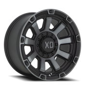 XD Series Gauntlet 20x9 +0 6x135mm 106.1mm Satin Black Gray Tint