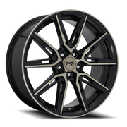 Niche Gemello 20x10.5 +40 5x112mm 66.5mm Gloss Black Machined-DDT