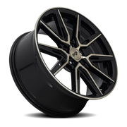 Niche Gemello 20x10.5 +20 5x115mm 71.8mm Gloss Black Machined-DDT