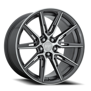 Niche Gemello 20x10.5 +40 5x112mm 66.5mm Gloss Anthracite Machined