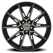Niche Gemello 20x9 +35 5x114.3mm 72.6mm Gloss Anthracite Machined