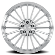 Dolce Performance Ghost 20x8.5 +35 5x112mm 66.56mm Gloss Silver Machined Face