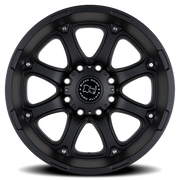 Black Rhino Glamis 18x9 -12 8x170mm 125mm Matte Black